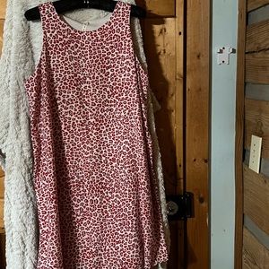 Ladies cheetah print dress